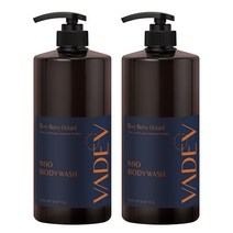 바디브 퍼퓸 약산성 바디워시 베이베리 오차드 향, 2개, 1000ml