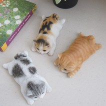 [624CONTAINER]리얼 고양이 냉장고 자석 (3color) 가격인상포장훼손 반품불가, ★옵션확인必옐로우