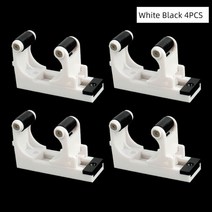 실내자전거거치대 진열대 자전거보관대 받침대 휴대용 자전거 홀더 랙 스탠드 1.02.8 인치 타이어 조정 가능한 산악 스토리지 주차 버클 실내 실외, 4 Pcs White Black