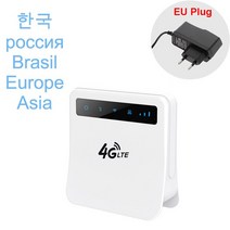 lte라우터 블루투스 무선 수신기 와이파이 휴대용 4G SIM 카드 wifi 라우터 lte cpe 300M 32 사용자 RJ45 W, 01 version1 EU plug