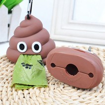 똥모양똥츄 케이스 푸푸백 강아지 애견 배변봉투 똥모양 풉백 똥츄 리필, 1. 끙가 케이스