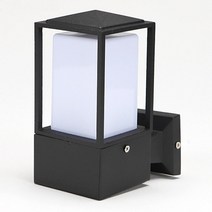 조명다움 인테리어 LED 벽등 벽조명 외부벽등 실내조명 실외등 벽부등 카페조명 벽부조명, A001_ 로이사각벽등소형(小)