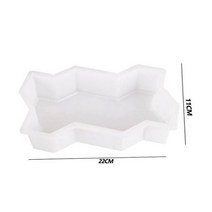 벽돌몰드 디자인 디딤돌 보도블럭 틀 시멘트 플라스틱 정원 경로 제조기 포장 금형 도로 콘크리트 DIY 곰팡이, Wave