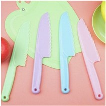 소꿉놀이 유아 안전칼 어린이 칼 요리 어린이집 아동용 플라스틱 무독성 식양처 승인, 블루-대