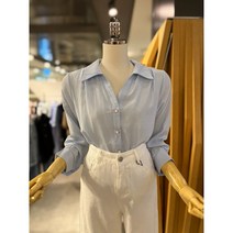 ab.fz 35 카라 V넥 블라우스 ABXX2HB35D US