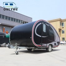 카라반 트레일러오프로드 트레일러 캠핑카 미니 Rv 캐러밴 여행 눈물방울 모터홈 판매, 한개옵션0