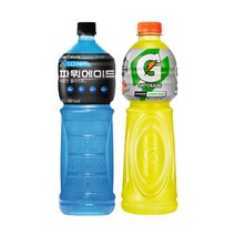 파워에이드 마운틴 블라스트 1.5L + 게토레이 레몬 1.5L 세트, 파워에이드 6개 + 게토레이 레몬 6개