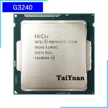인텔 펜티엄 g3240 3.1GHz 듀얼 코어 CPU 프로세서 3m 53w lga 1150