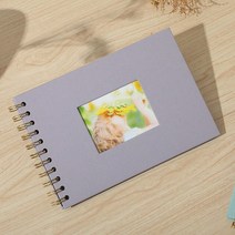 스크랩북 포토북만들기 앨범 사진첩 20 내부 페이지 수평 앨범 크리에이티브 새 스티커 Diy 세트 수제 기, 08 purple