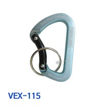 나카바야시 카라비너 VEX-115 (라이트블루) 후크고리 카라비나 캠핑용 고리