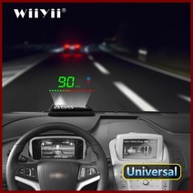 GEYIREN HUD A2 헤드 업 디스플레이 GPS 디지털 자동차 속도계 전자 자동 앞 유리 프로젝터 모든 자동차에 대한 진단 도구