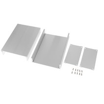 압출 알루미늄 인클로저 PCB 냉각 플랫 박스 케이스 DIY 105x55x150mm 화이트