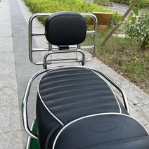 GTS300 베스파 등받이 짐받이 캐리어 짐대 150 후면, 실버 브라운 등받이
