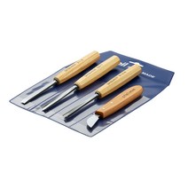 페일 PFEIL 초보자용 D형 조각도 세트 D4ER 4pcs 조각칼 끌 목공 공예