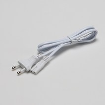 T5 LED 2핀 전원 연결잭 흰색 1.2M 10개 엘이디등교체 led등수리 LED등부속 엘이디등부속 led등교체, 상세페이지참조
