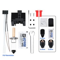 업그레이드된 Bambu Lab X1 핫엔드 키트 열 차단 스로트 도금 구리 히터 블록 CHT 노즐 서미스터 x1C P1P 용 히팅 로드, 13.P1PP1S CHTSteelKit