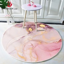 타원형러그 원형 러그 거실 침실 원룸 카펫트 장모 단모 카페트 버블 키스 라운드 패션 핑크 아트 마블 도어 매트 맞춤형 지역