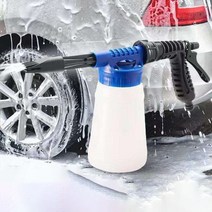 스노우폼건 분리형 water gun foam pot for car wash spray washer 청소 비누 용기 고압 급수 비누 거품기, 없음