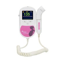 태아심음측정기 2MHZ 3MHZ 8MHZ 아기 소리 C1 태아 도플러 포켓 초음파 하, 2.2M Pink