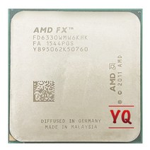 사용 AMD FX 시리즈 FX-6330 6330 3.6 GHz 식스 코어 CPU 프로세서 95W FD6330WMW6KHK 소켓 AM3