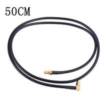 UV-5R UV-82 UV-9RPLUS 용 전술 안테나 SMA-M에서 SMA-F 동축 연결 케이블, 50cm