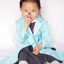 [이름무료새김} 어린이의사가운 의사놀이 의사가운 병원놀이가운 아동가운 주니어가운 학습교재 과학학원 실험복 과학교실 실습복 초등학교 실험가운 유치원 학습가운 흰색가운, 07. 핑크색 : 7호