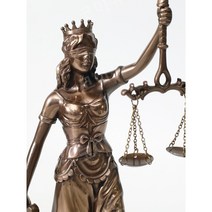 정의의여신상 법원 법률사무소 법조인 장식 정의 그리스 여신 소품, 중형