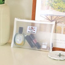 메쉬 파우치 - 빨강머리앤 (화이트), 단품, 1개