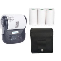 포토 미니 프린터 포켓 휴대용 Inkless usb dc5v 80mm 블루투스 호환 열전사 경량 영수증 종이 모바일 pc 안드로이드, 케이스 페이퍼 추가, 협력사, 우리 플러그