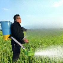 배낭형 비료 살포기 전동 염화칼슘 충전식 퇴비 농업, 8A  배터리