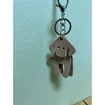 이태리 베지터블 통가죽 강아지 키링 동물 키링
