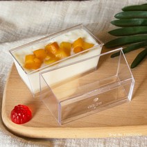 티라미수 보틀 케이크 용기 2550pcs 레드 150ml 무스 컵 플라스틱 일회용 푸딩, 뚜껑이 있는 컵, 150ml 25개