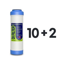 DI 이온교환수지 필터 UDF 2개 10인치 하우징용, 선택04_필터 10+2=12개