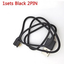 1세트 DC 자기 USB 충전 케이블 남성 PogoPin 커넥터 솔루션 2P 접촉 패드 PCB 솔더 2.8MM 피치, 01 Black 2PIN 1set
