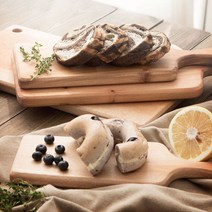 상상공간 유해성분 제로 마호가니 통원목 도마 주방 플레이팅, 도마(소), 1+1개