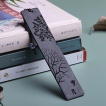 북마크 중국 스타일 나무 책갈피 복고풍 조각 마호가니 책 마크 학생 사무실 쓰기 용품 학교 문구 액세서리, 02 Black