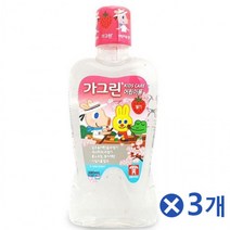 어린이용 가그린 380mlx3개 일회용가글 입냄새제거, 380ml 풍선껌