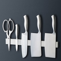 구디푸디 304스테인레스 자석 칼걸이 칼꽂이 거치대 일반형 소 30cm, 단일, 1개