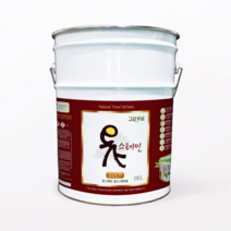 옻스테인 골드 내장용 18L 대용량 말통 대용옻칠 천연오일스테인 한옥도장, 마호가니, 1개, 18000ml