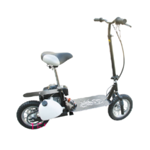 12인치 가솔린 킥보드 엔진 의자 49C 기름 미니바이크, 12인치 블랙카 올블랙 엔진 2행정 52CC