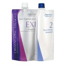 시세이도 크리스탈라이징 스트레이트 매직약 EX 강한곱슬 모발용 1제 400ml + 2제 400ml, 5세트