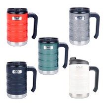 오슬로 아웃백 보온보냉 감성핸들텀블러500ml, 500ml, 오슬로 핸들텀블러500ml-그린