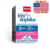 재로우 Jarrow Formulas Fem-Dophilus 30 캡슐 여성용 프로바이오틱스 질유산균 자로우 포뮬러스 미국 직구 사은품 추가증정