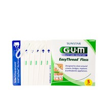 GUM 검 휴대용 교정 치실 5개입, 8개