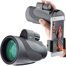 고스키망원경 단안 12x50 고배율 광각 12x 콘서트 조류 관찰 스마트폰 어댑터 방수 미스트 shockproof