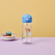 [모던하우스] 파티디노 원터치 트라이탄 텀블러 400ml 교체용빨대 증정, 색상:옵션없음