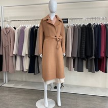 케이엘 KL 루즈핏 카라 버튼 벨티드 울코트 21HCLL06oO