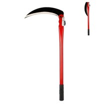 안전 접이식 낫 51x24cm 농기구판매점 농사용품 농기구판매 약초곡괭이 함마 농사기구 소형농기구 곡괭이자루 공