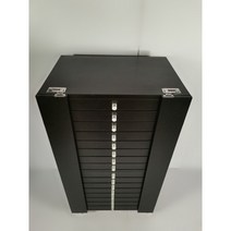 안경수납함 케이스 정리 안경원 이동식 업소용, 화이트16단(광학잠금장치없음)288개수납