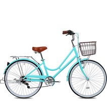 K2BIKE 클래식 여성용자전거 쉘리26인치 7단, 쉘리26형 브라운, 미조립+소형공구